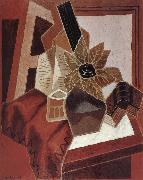 Juan Gris, The composition having rose